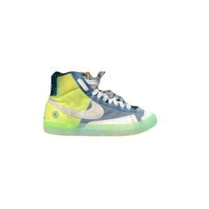 Nike Blazers Lime Navy Mid  ‘77 Shoes- Blue/ Kids Size 6.5 Basketball Retro